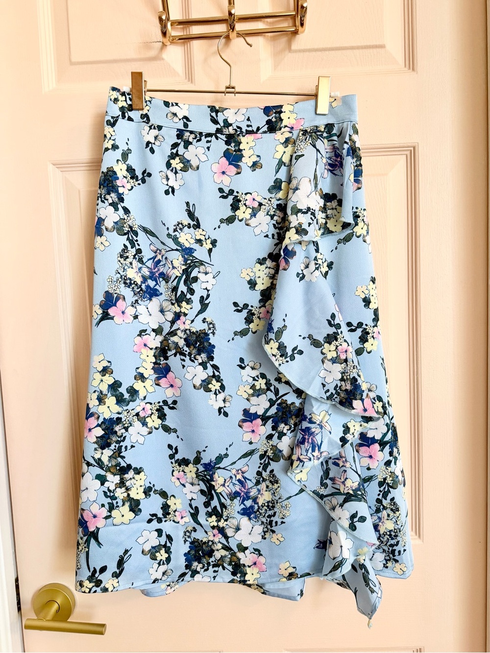 NWT blue floral Ted baker skirt